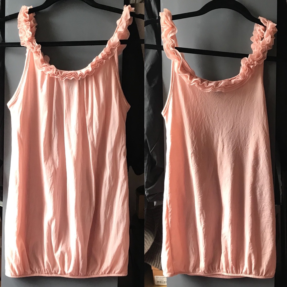 Soft Pink Ruffled Top
